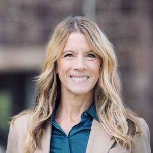 Woman smiling